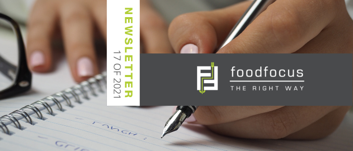 Food Focus Newsletter 17 of 2021